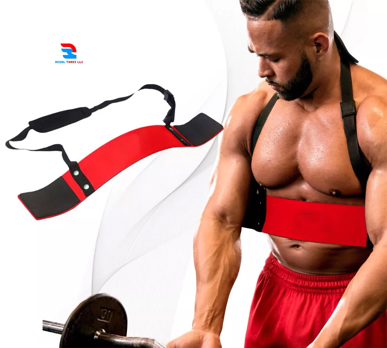 Heavy Duty Arm Blaster Bicep Triceps Muscle Dumbbells Arm Bodybuilding Chest Support Workout Fitness Wear Arm Blaster
