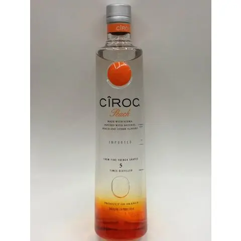 Acrylic Ciroc Vodka Carafes VIP Service Frosted Bottle Tray
