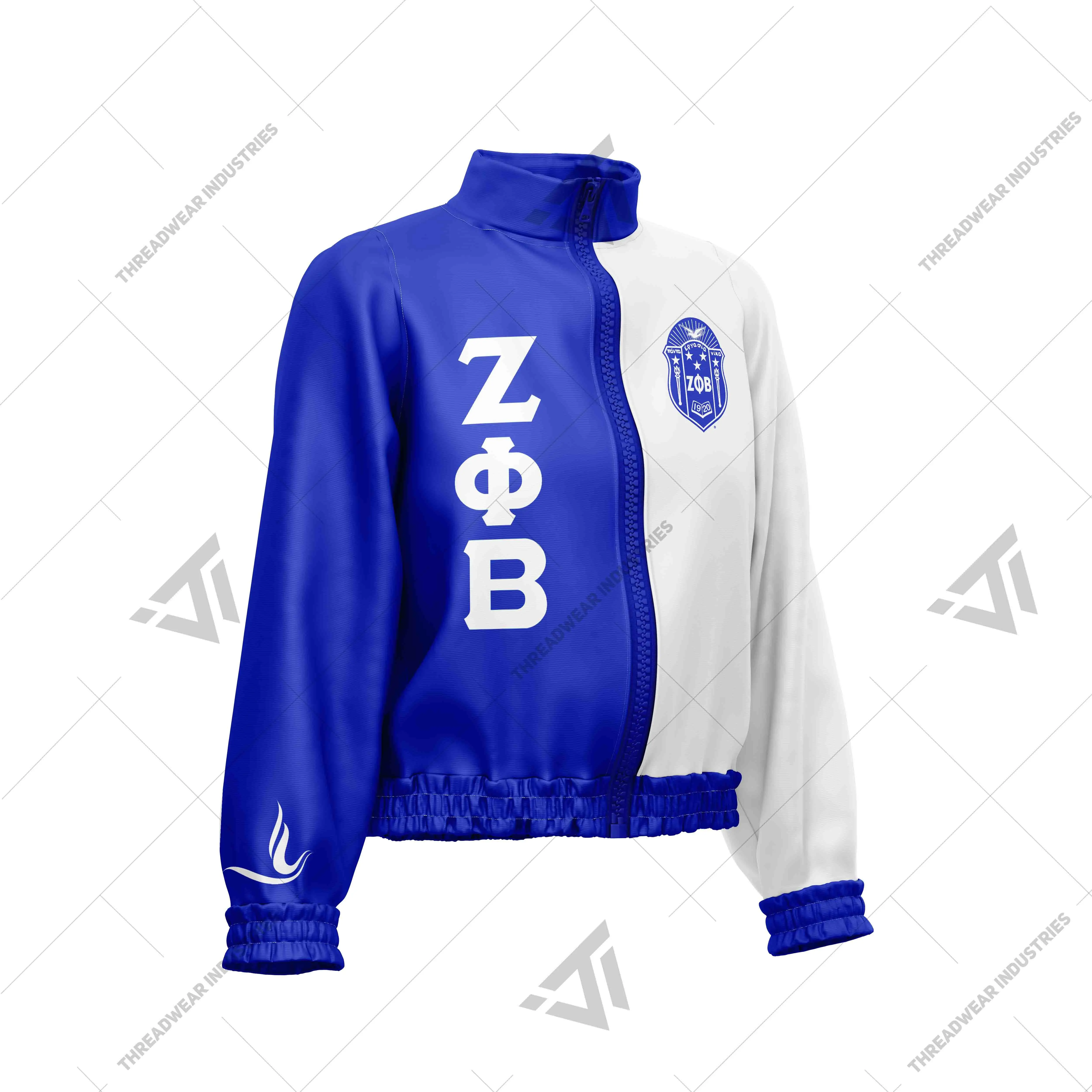 Custom Wholesale Zeta Phi Beta 1920 Sorority Clothing Embroidered Short Body Jacket Greek Paraphernalia