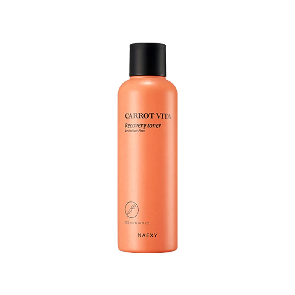 NAEXY Carrot Vita Recovery Toner 200ml The first step to clean and smooth skin The Best Selling Good Item