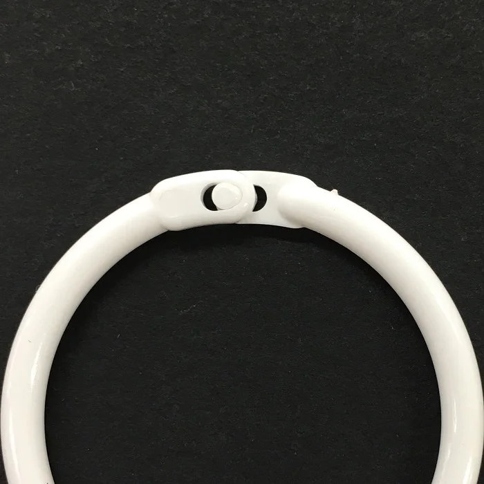 Custom Wholesale Nylon Ring Fastener Small Plastic Hanging Accessories for Binders Files Flyers-Snap Function
