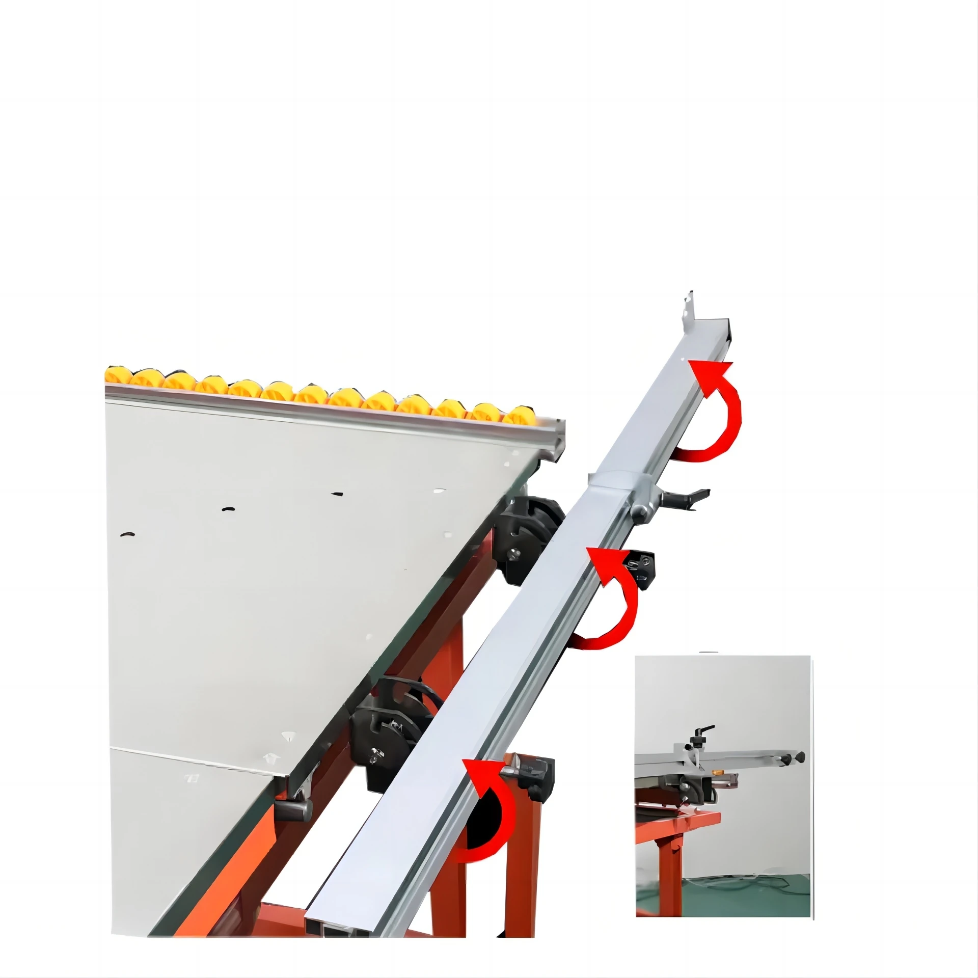 table saw machine wood cutting small wood cutting sliding table saw