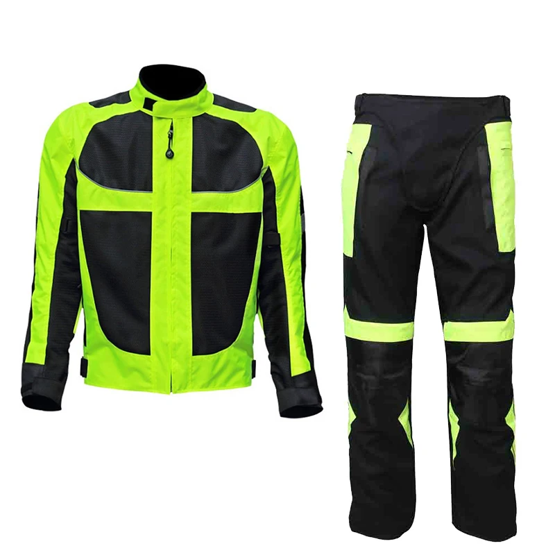 Motorcycle Jacket Pants Suit Waterproof Gear Reflective Racing Jacket Biker Motorbike Motocross Motorcycle Clothing