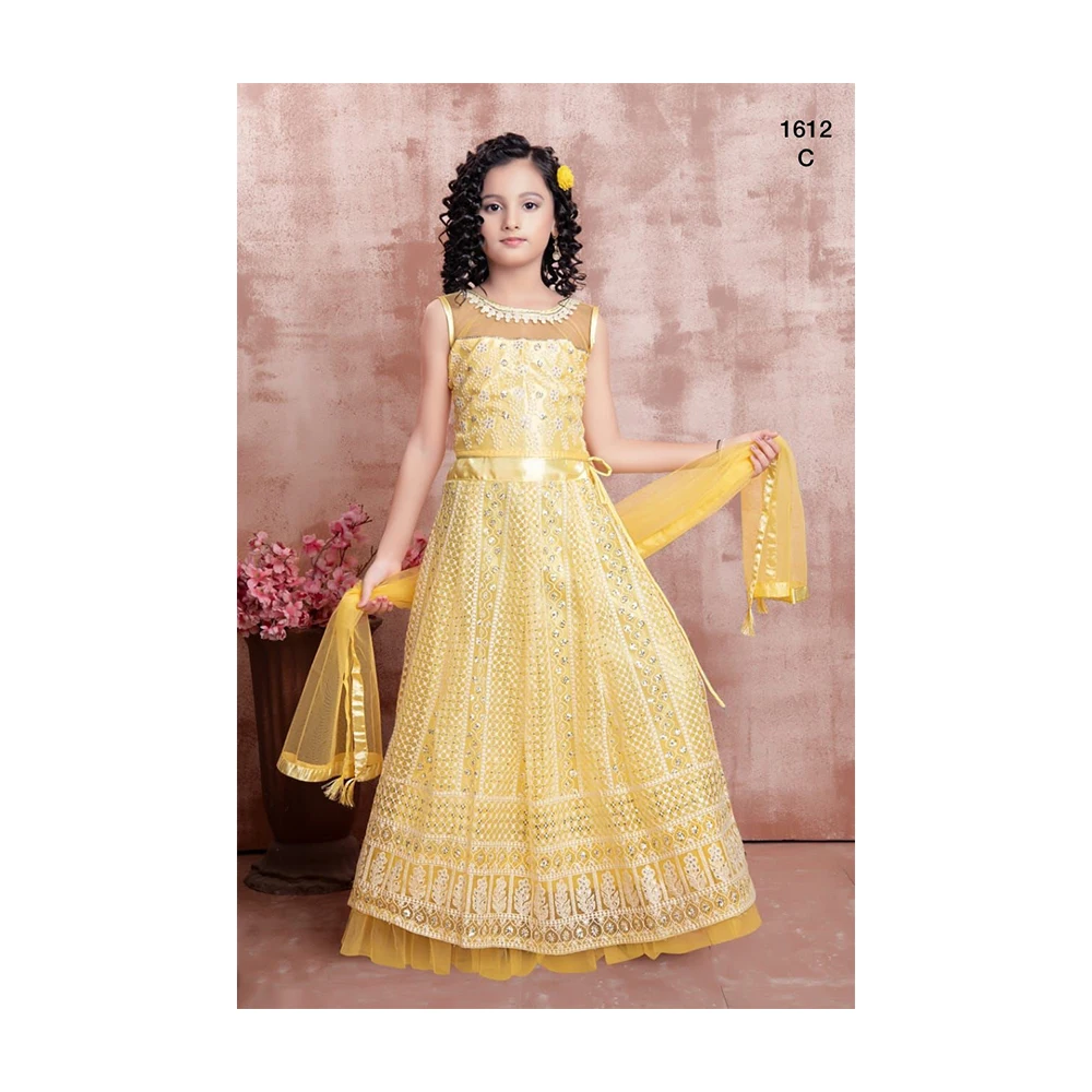 Новейшая коллекция свадебной одежды и праздничной детская одежда Lehenga Choli доступна по лучшей оптовой