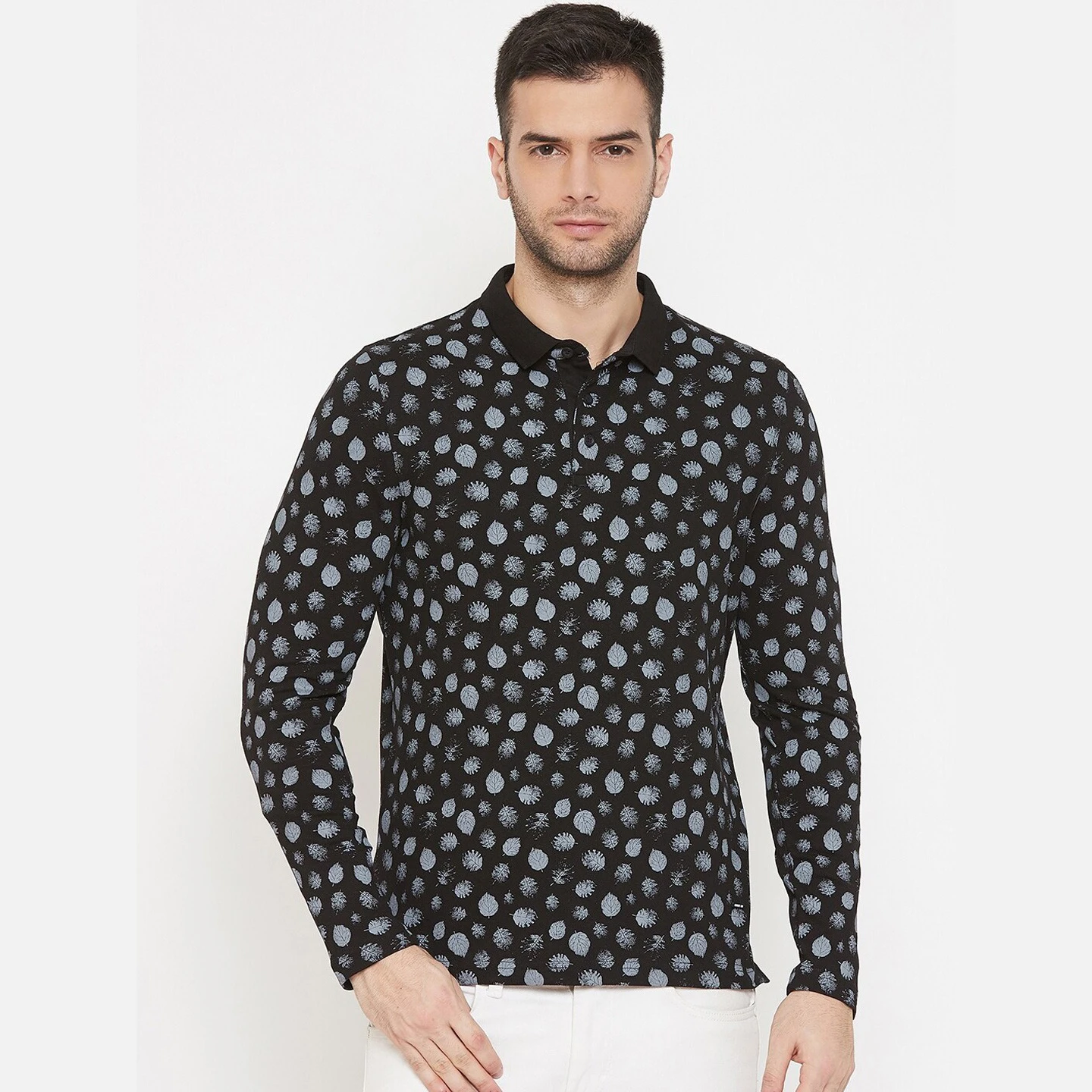 OEM wholesale custom logo golf polo blank black and white custom men polo shirt summer casual wear fashion wear