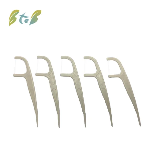Biodegradable Dental Floss Stick bioplastic toothbrush