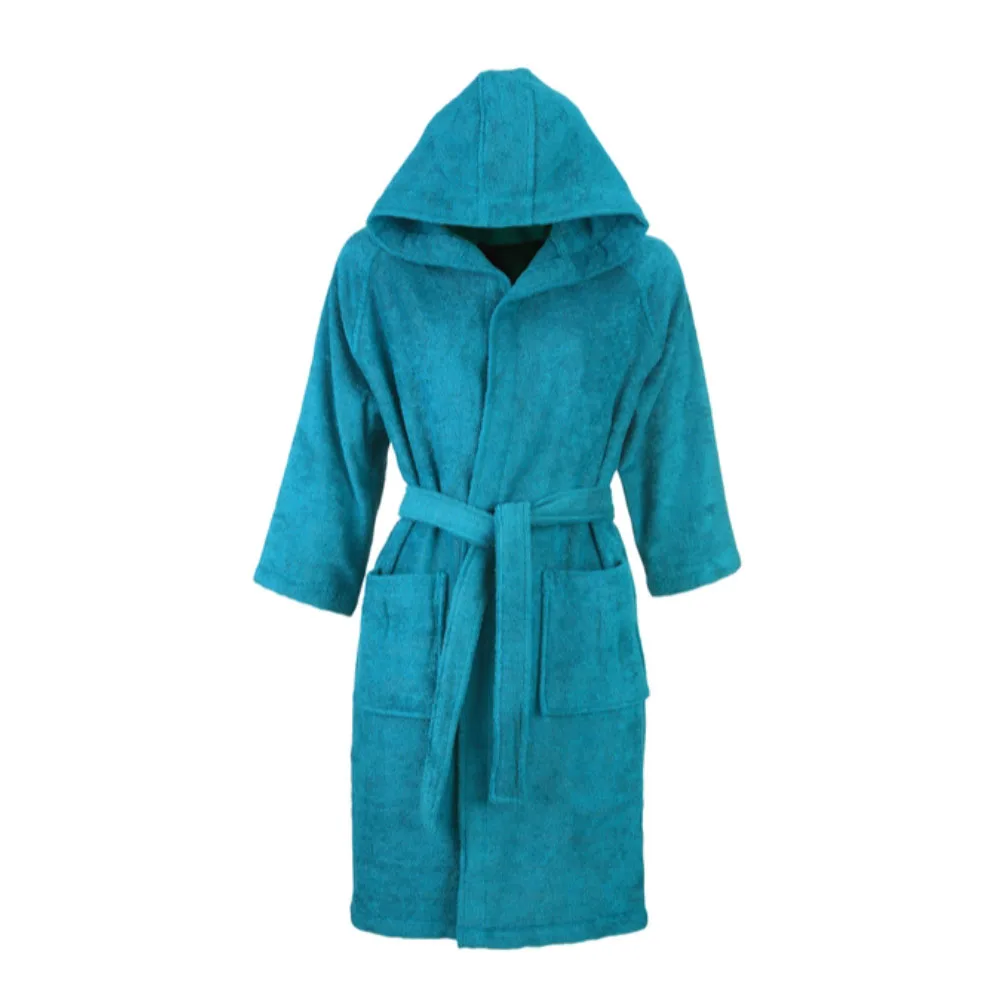 Indian Supplier Terry Toweling Robes 100% Cotton Bathrobe with Printed Embroidered Pattern Woven Fabric for Home or Hotel Use