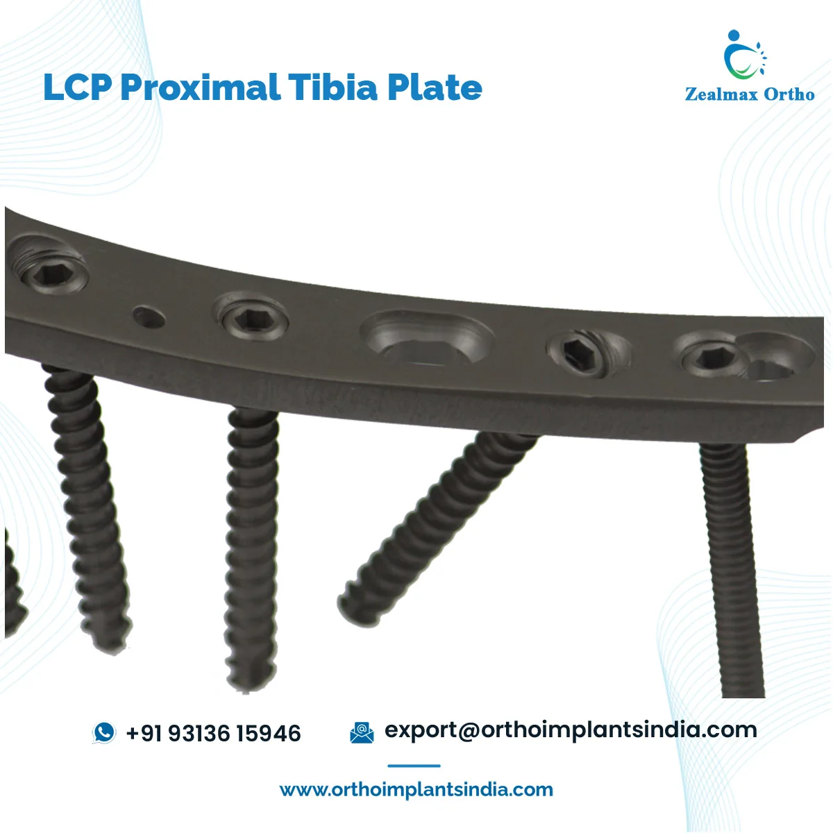 Huge Demand Customization Available Orthopedic Trauma Implants Tibia Bone Fracture LCP Proximal Tibia 3.5mm Raft Plate