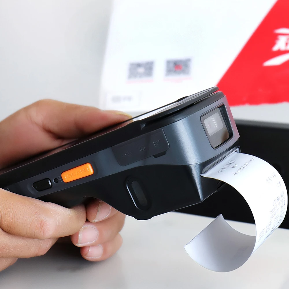 Android POS system equipment 58mm receipt printer android handheld pos terminal