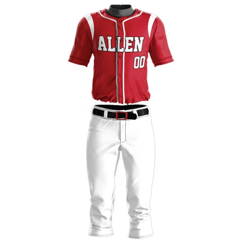 Custom Made Cheap Price Outdoor Sports Baseball Uniforms / Hot Sale New Arrival Baseball Uniforms For Training