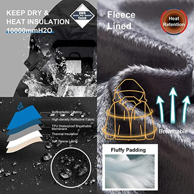 Manufactory Kids Outdoor Jacket Custom Hooded Snow Jacket Warm Cheap Boys Winter Jacket