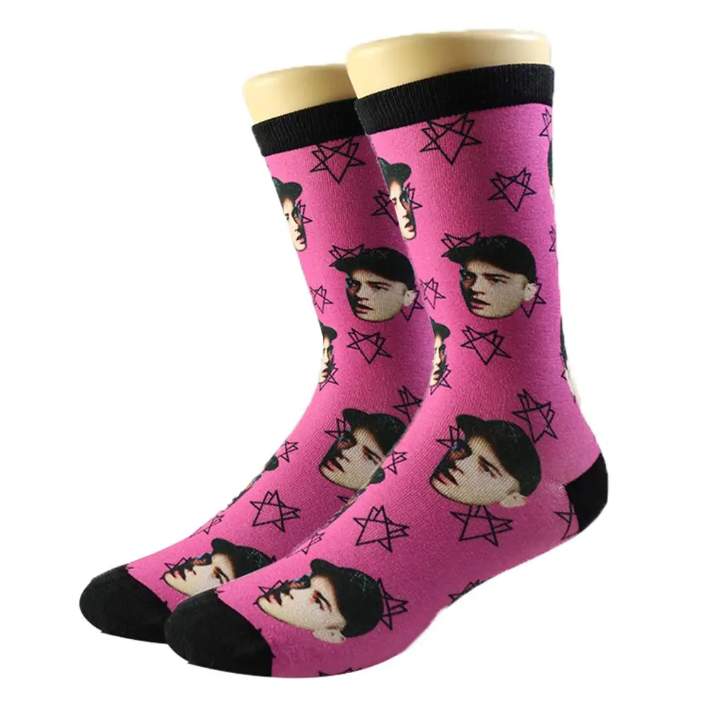 cheap wholesale 3d printing blank socks Fashion Design Men Women Animal Blank Crew Custom Tube Printed Sublimation Socks
