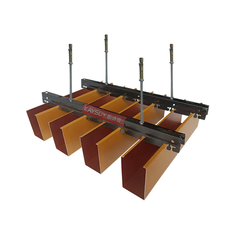 Modern Sound Absorb Ceil Covers Acoustic Material Baffle Metal Ceiling Suspended Aluminum Decor Stretch Ceiling