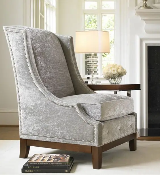 Modern Fashion luxury Stylish Living Room High Wing Back Swivel Accent Chair  For Living& Bedroom For Home Or Hotel Use