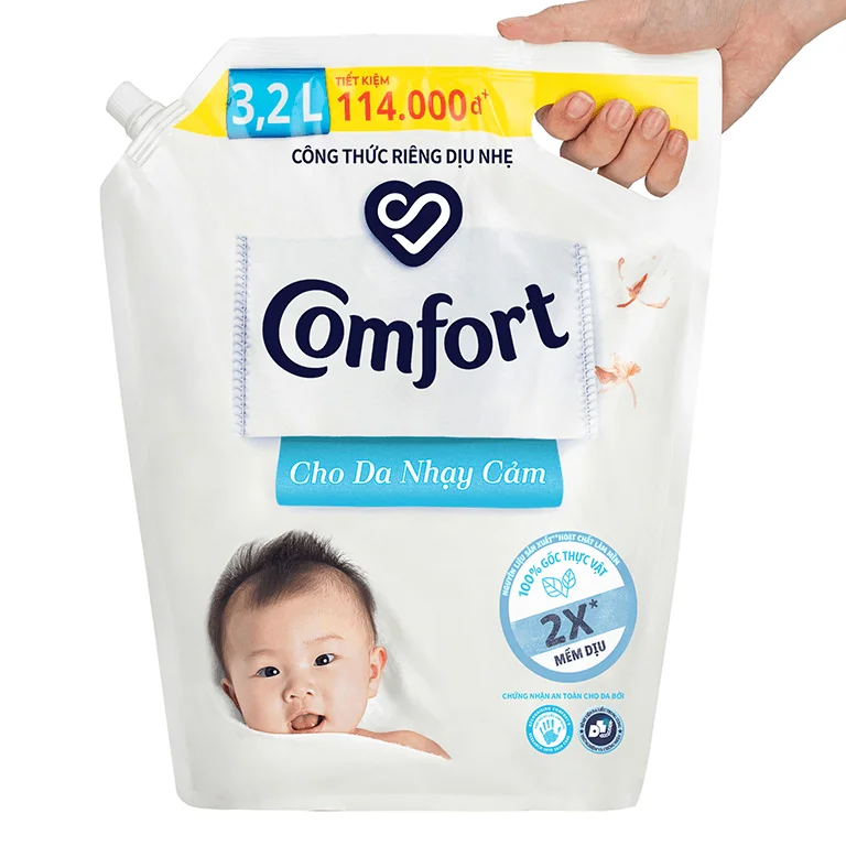 High quality Laundry Detergent Fabric Softener Comfort For Sensitive Skin