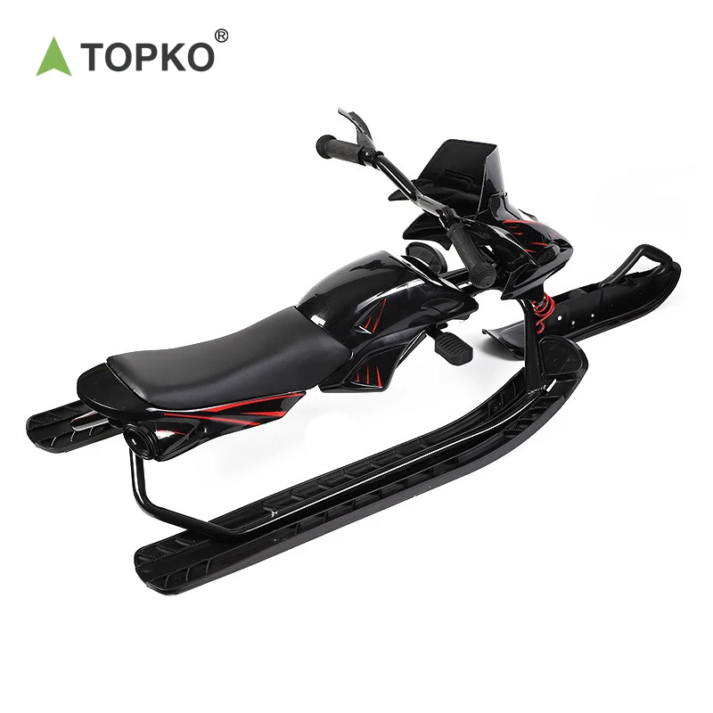 Детский Забавный Снежный Лыжный велосипед сани скутер снежный гоночный для детей прочная стальная труба снегоход