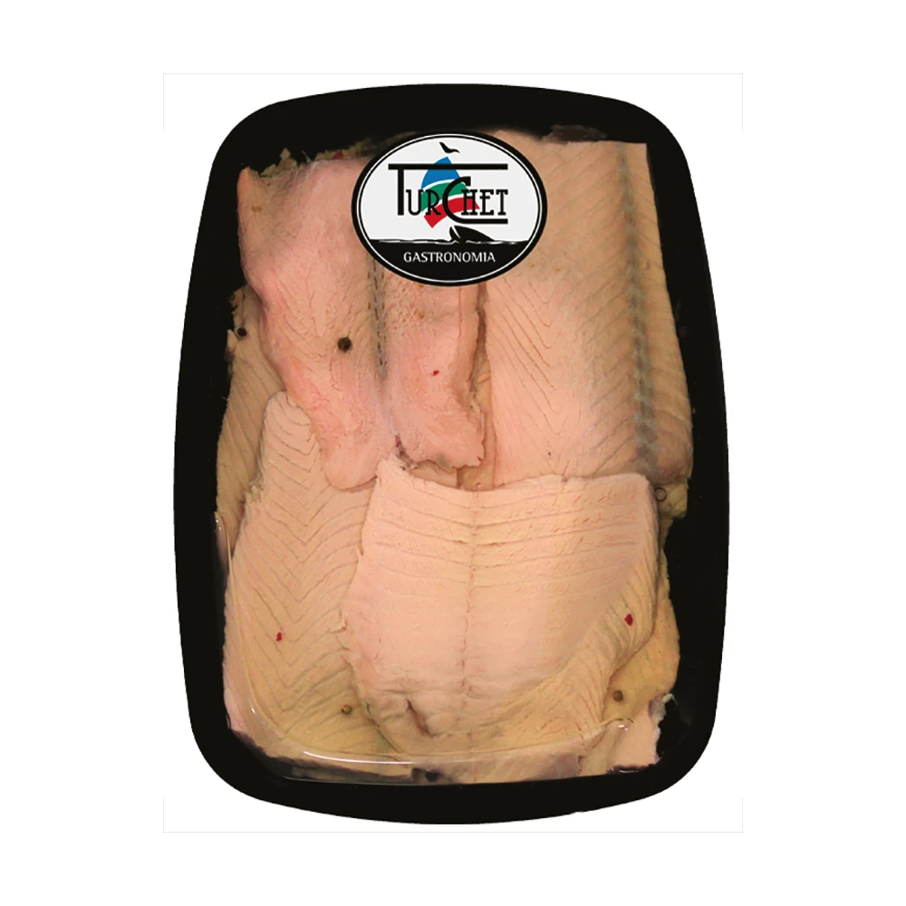 Высококачественная свежая нарезанная рыба лосося, приправленная сырая лосось, карпаччо из норвежского лосося, 1 кг в подносе