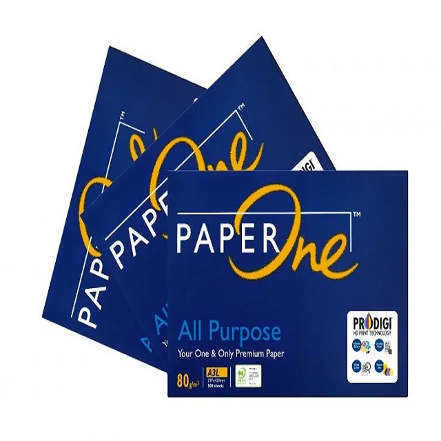 Export Good Quality High Whiteness Pure Wood Paddle 80g A4 210*297mm 500p A4 Copy Paperone copier paper in buk