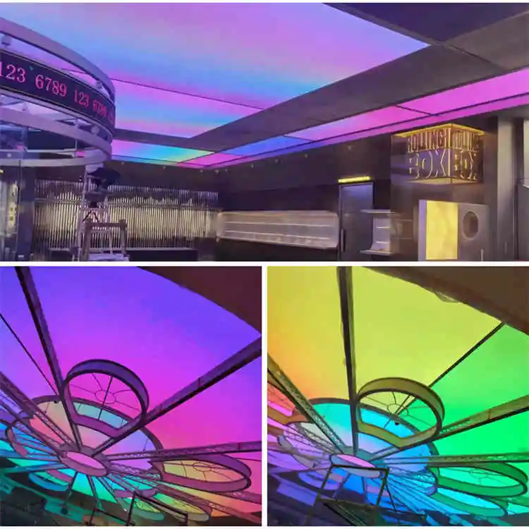 8pcs LED Modules AC220V SMD LEDs Backlight Advertising Lamp Bead Blockchain Diffuse Reflection Rolling Shutter Light Strip