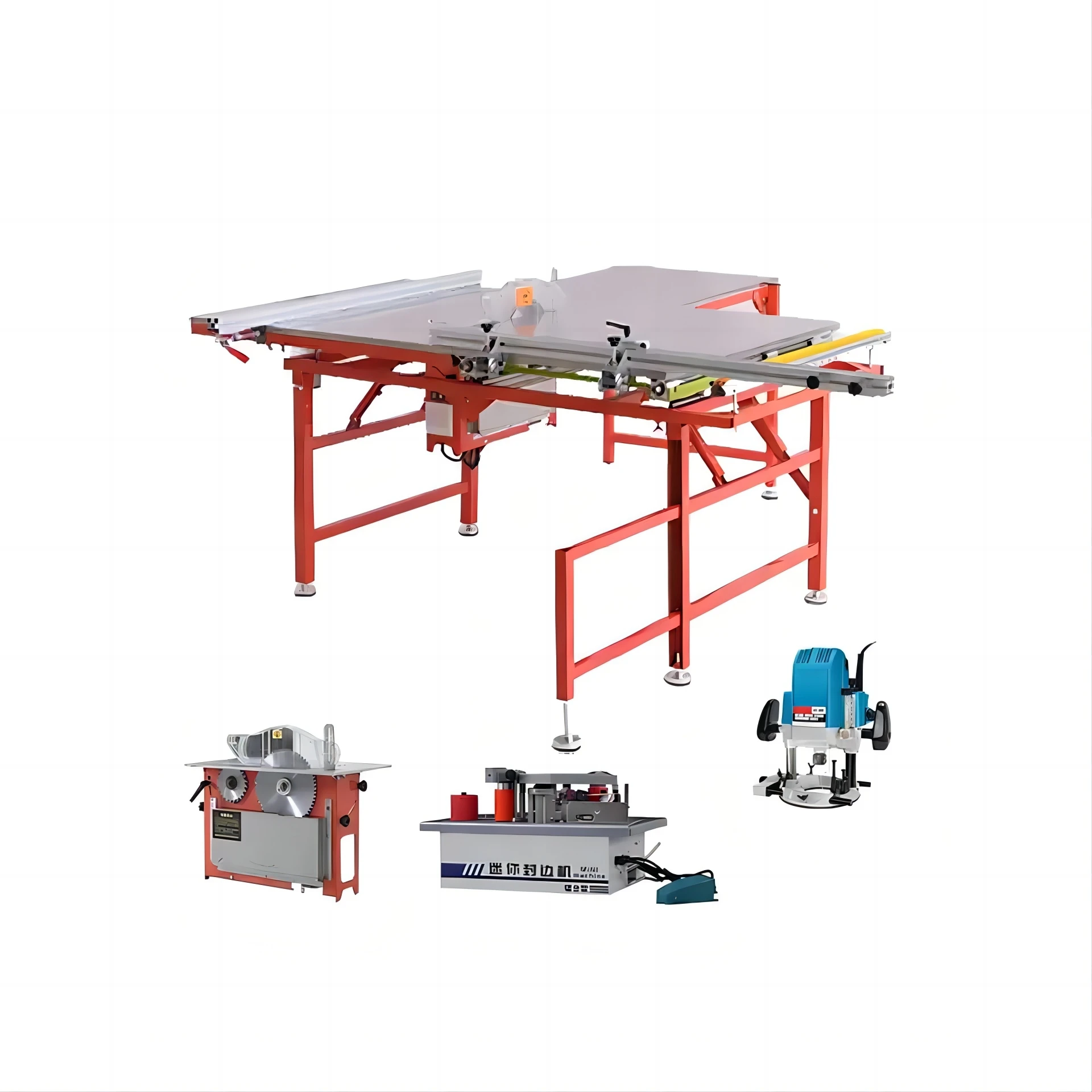 table saw machine wood cutting small wood cutting sliding table saw