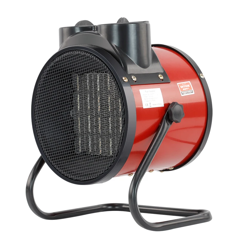 Portable fan axial flow industrial vertical fast heating high power electric heater