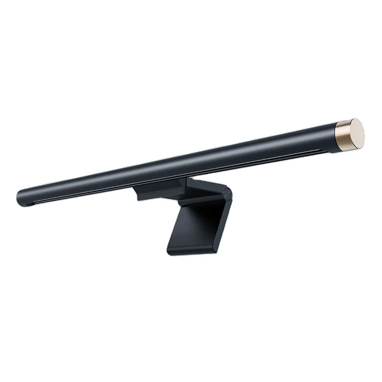 2024 Wireless control screen light for curved monitor computer screen eye caring LED lamp with touch dimming motorized desk lamp