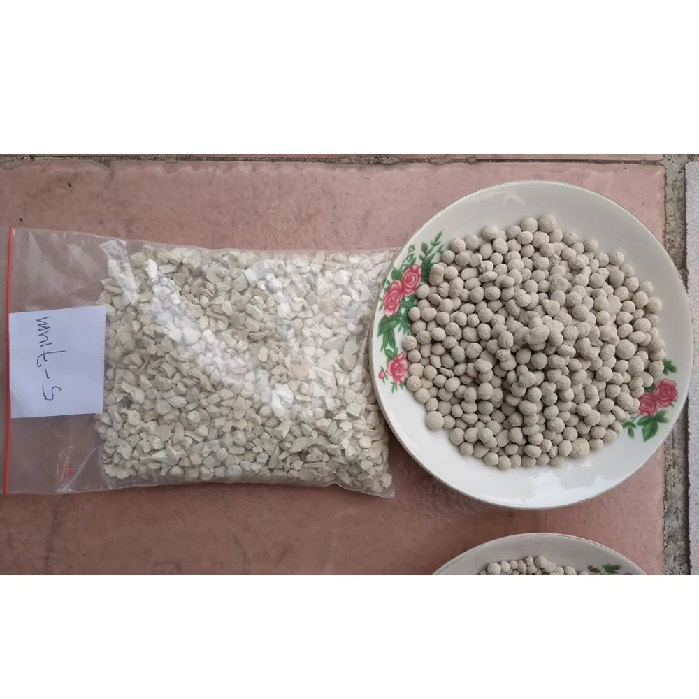NATURAL ZEOLITE GRAVEL SIZE 5-7mm GREAT FOR AGRICULTURE USE BEIGE COLOR HIGH CEC CLINOPTILOLITE VOLCANIC MINERAL CHIP ROCK