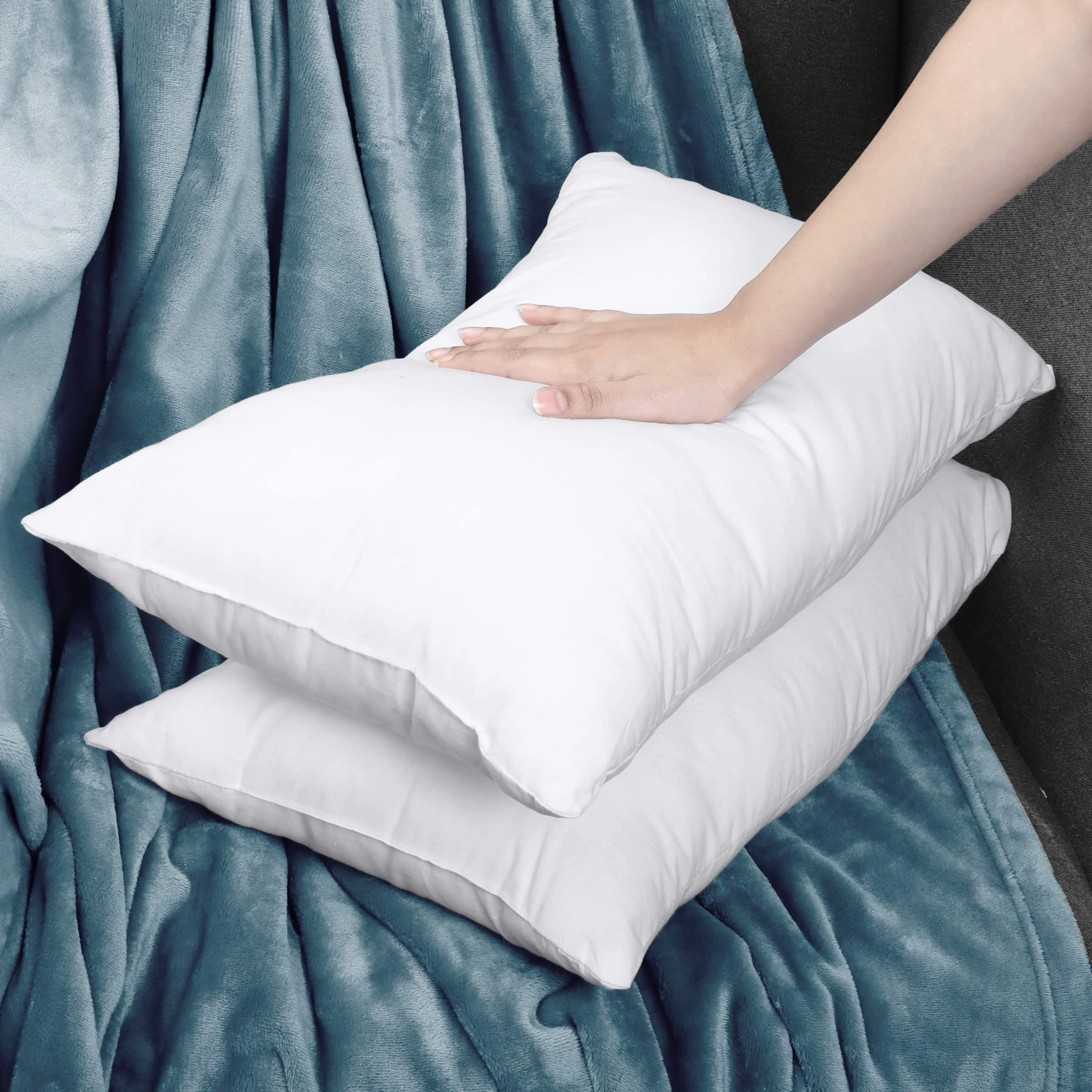 2023-24 Bed Toddler Pillow Cotton Down Alternative Toddler Pillows Soft and Breathable Baby Travel Small Sleeping Pillows OEM