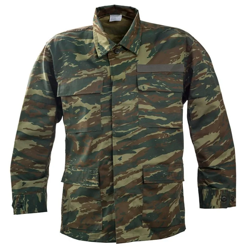 Factory Customize Greece Combat Uniform Bdu camo  Camouflage Uniforms training Tactical anti-infrared camouflage clothing