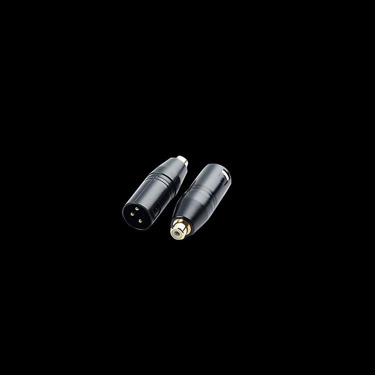 Audio Adaptor XLR 3Pin Male Female to RCA Female Audio Adapter Connector Converter HIFI Supported for Microphone Speaker