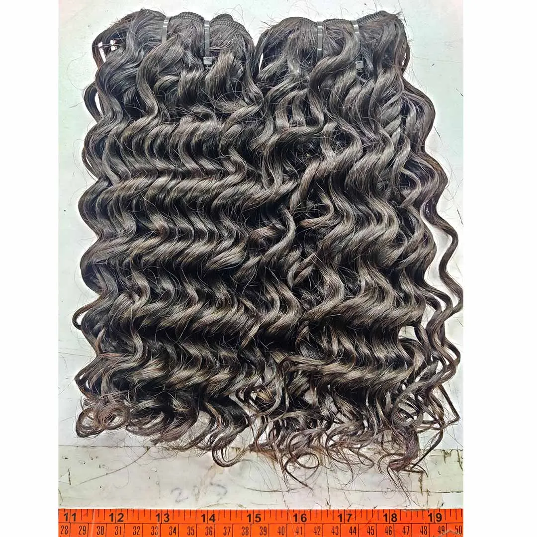 INDIAN REMY KINKY CURLY HAIR EXTENSIONS WITH ALIGNED CUTICLES SINGLE DONOR NO TANGLING NO SHEDDING RAW UNPROCESSED TEMPLE HAIR