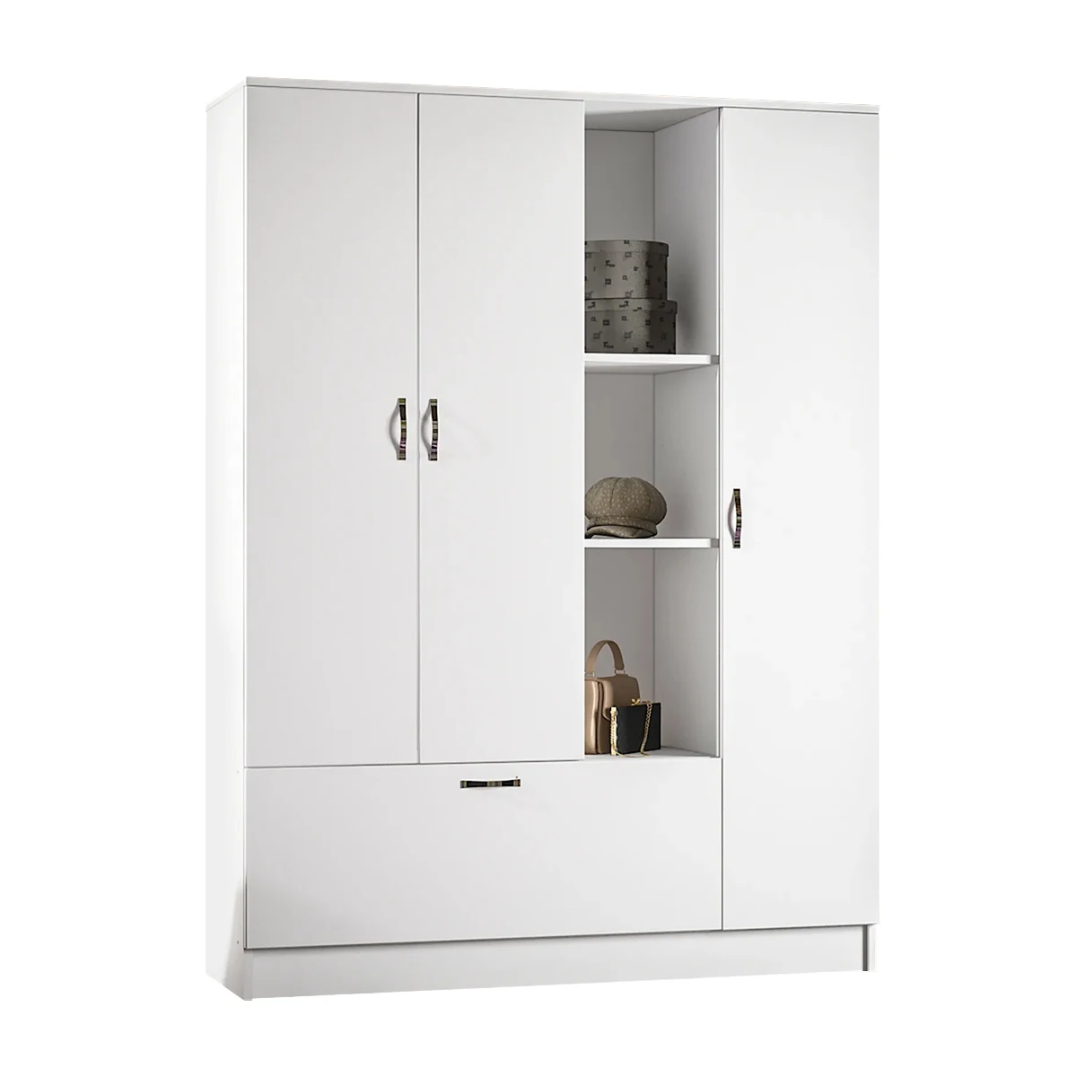 Customized wardrobe Whole House Custom Wardrobe Modern Minimalist 1 Door To Top Overall Bedroom Cabinet