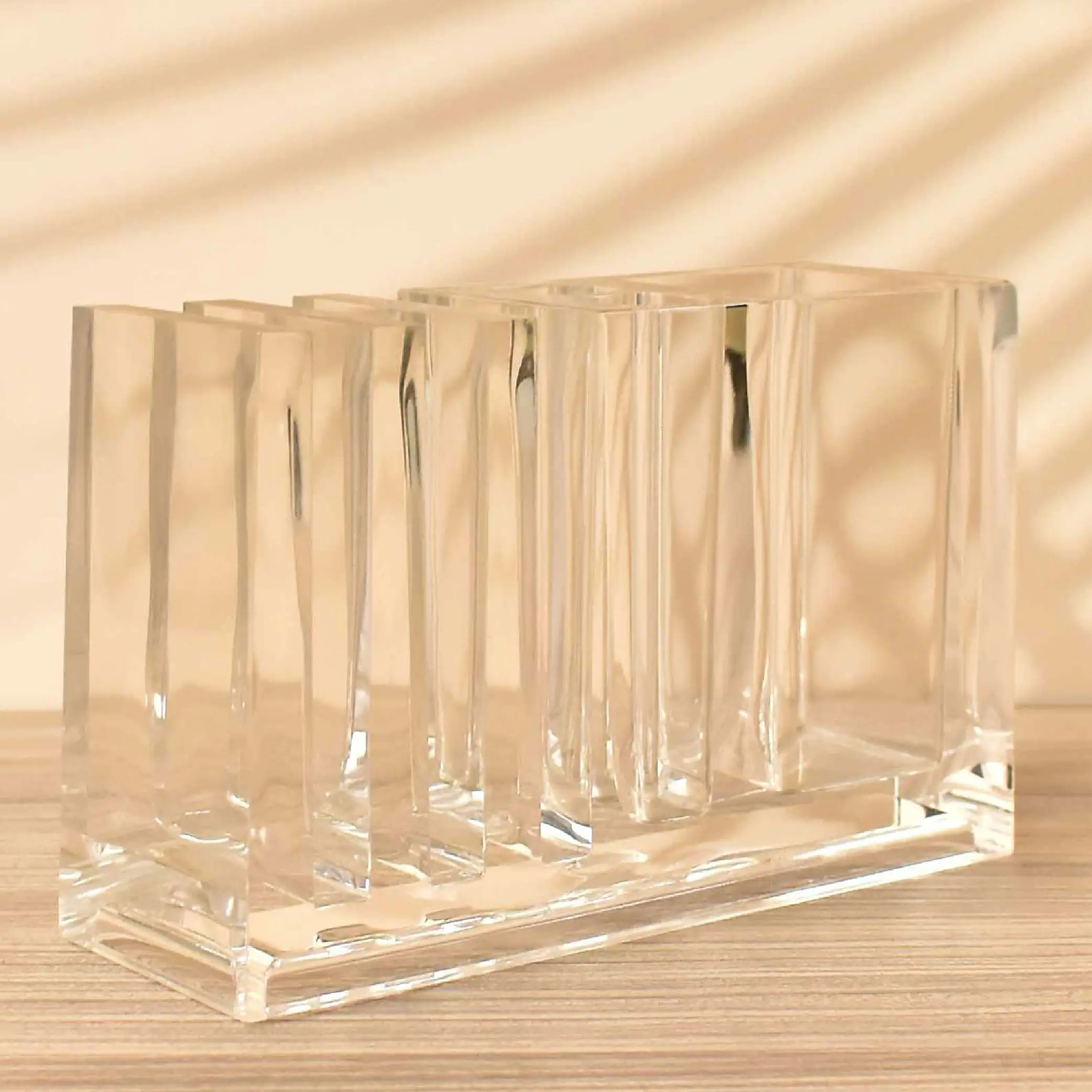 Hot Sale Acrylic Stationery Organizer Desk Organizer For Home Office Desk Office Stationery Desktop Desk Accessories