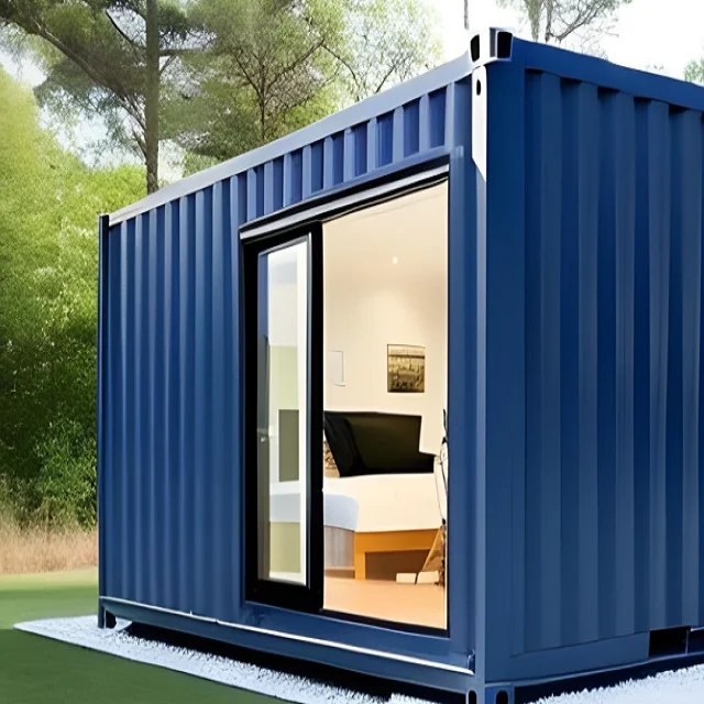 Luxury house prefabricated homes 1 bathroom 1 bedroom for sale /modular container home houses for hotel