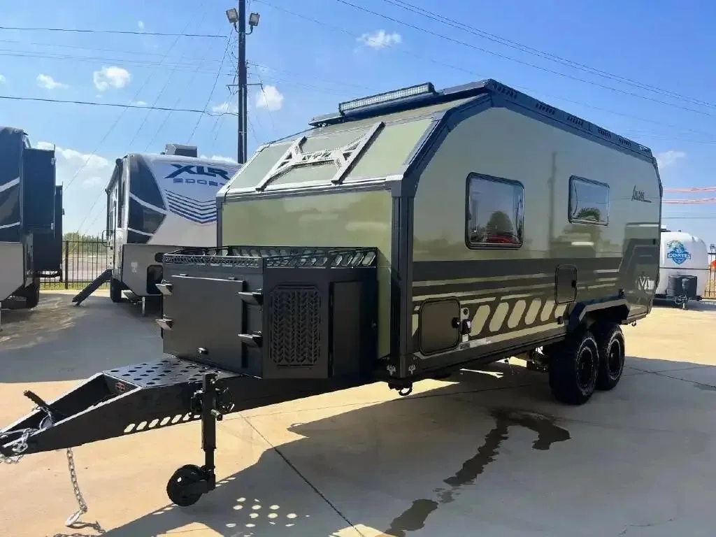Wholesale 4X4 RV Camper Mini Caravan Camper Trailer off Road China Pickup Camping Trailer RV for Travel