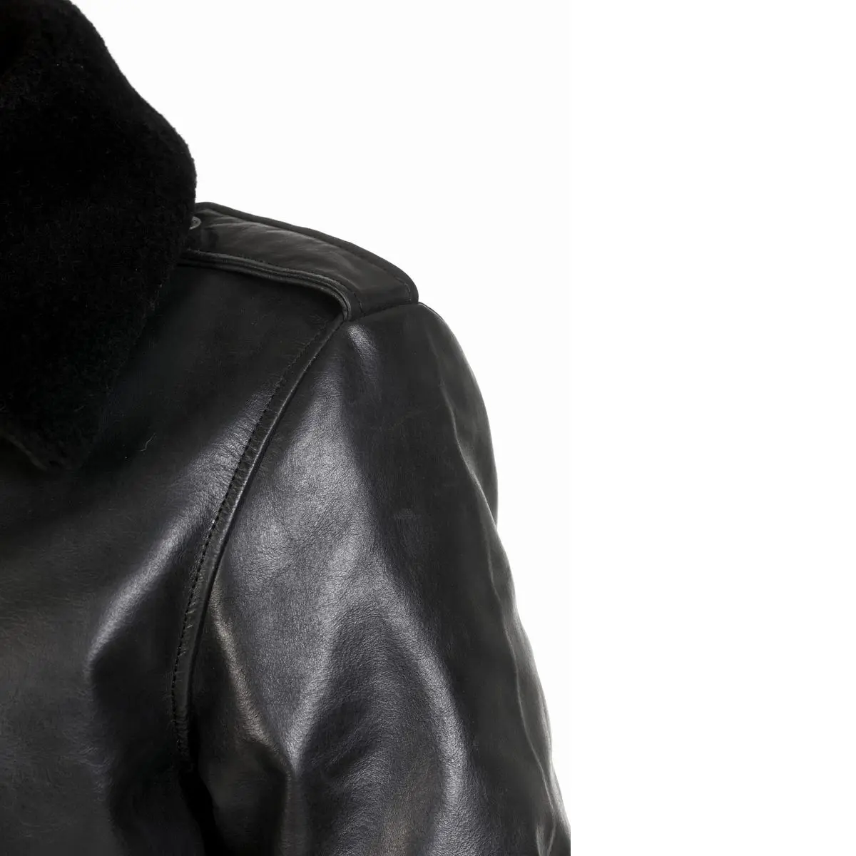 Design Your Own Leather Fashion High Quality Men Leather Jacket in Best Price Shoulder Strap Pakistan Leather bomber Jacket