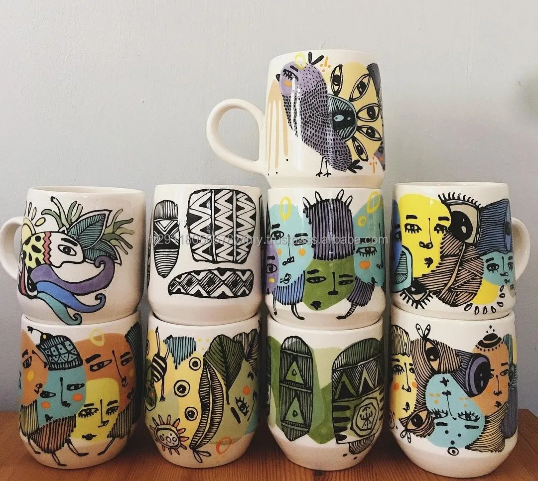 %100 handmade Hot selling ceramic turkish mugs cups tea coffee water drinkware kitchen tabletop home decor souvenir gift store