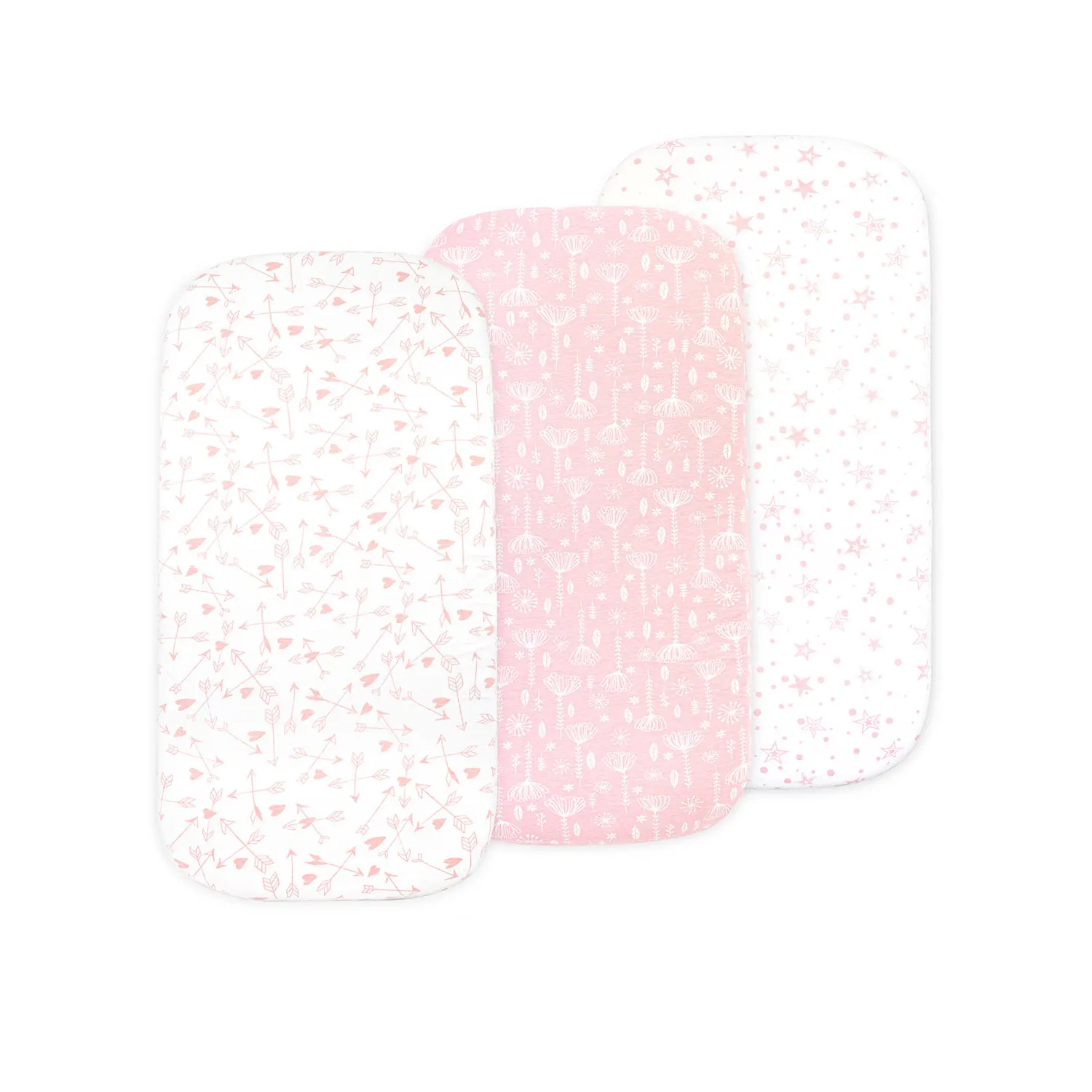 100% Natural Breathable Organic Cotton Baby Bed Sheet Super Soft Machine Washable Muslin Fitted Bassinet Sheets Wholesale Prices