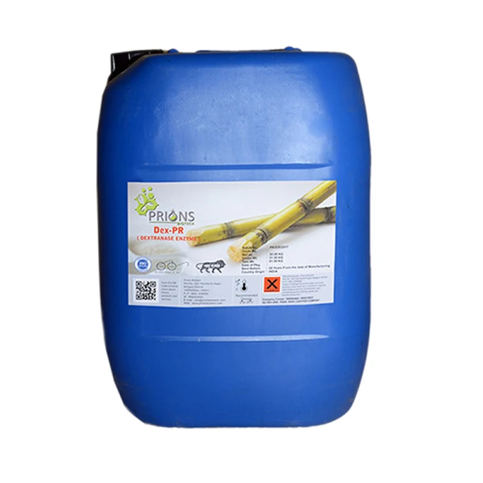 Enzyme Preparations Type Dextranase Dex PR Sugar Enzymes to Improves Clarification and Crystallization of Sucrose