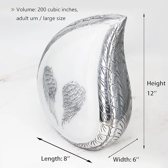 High Quality Aluminium Teardrop Urns High Quality Metal Teardrop Urns With Pink Enamel Paint