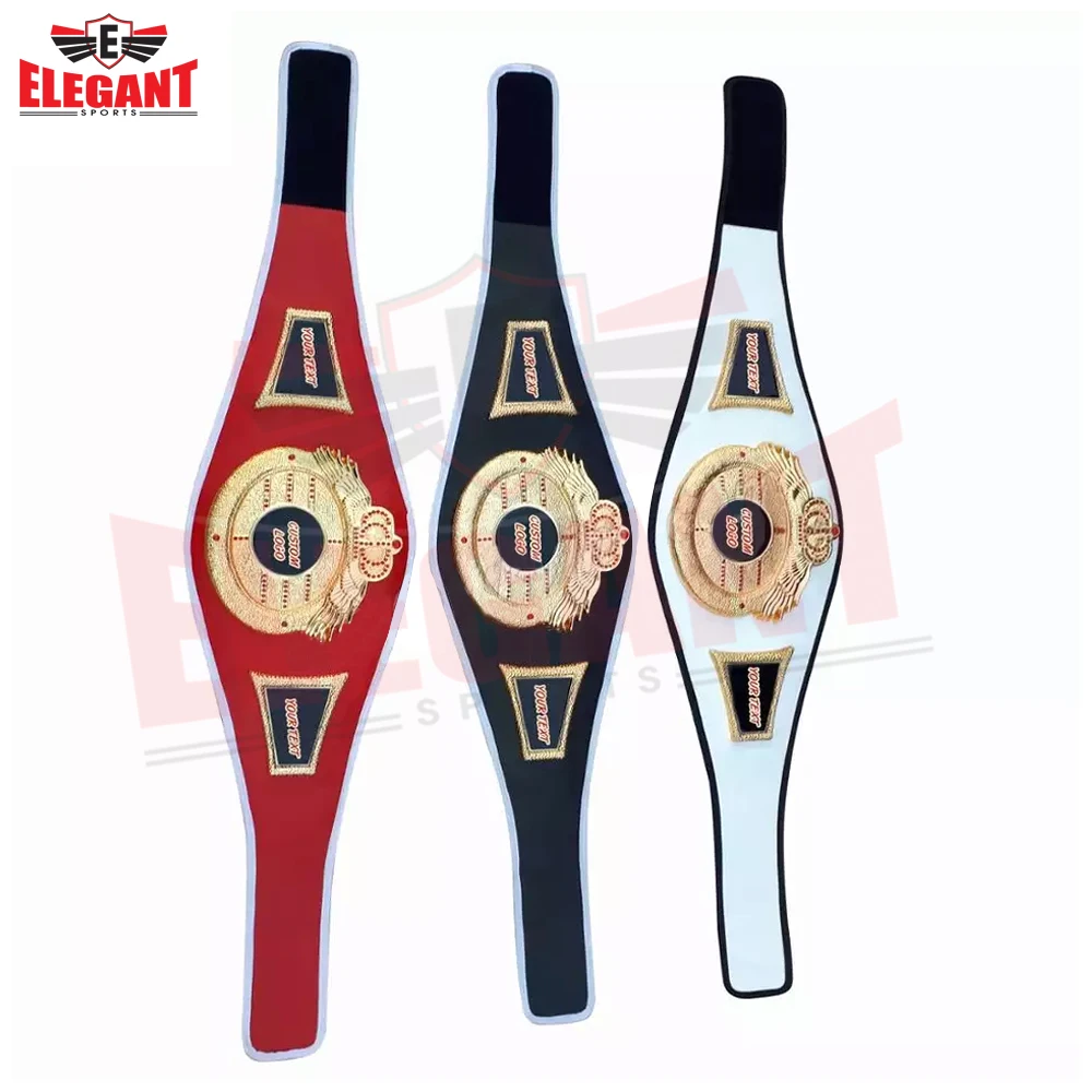Custom Logo world boxing championship belts International Boxing Championship Belt Metal plates Leather kickboxing champion Belt