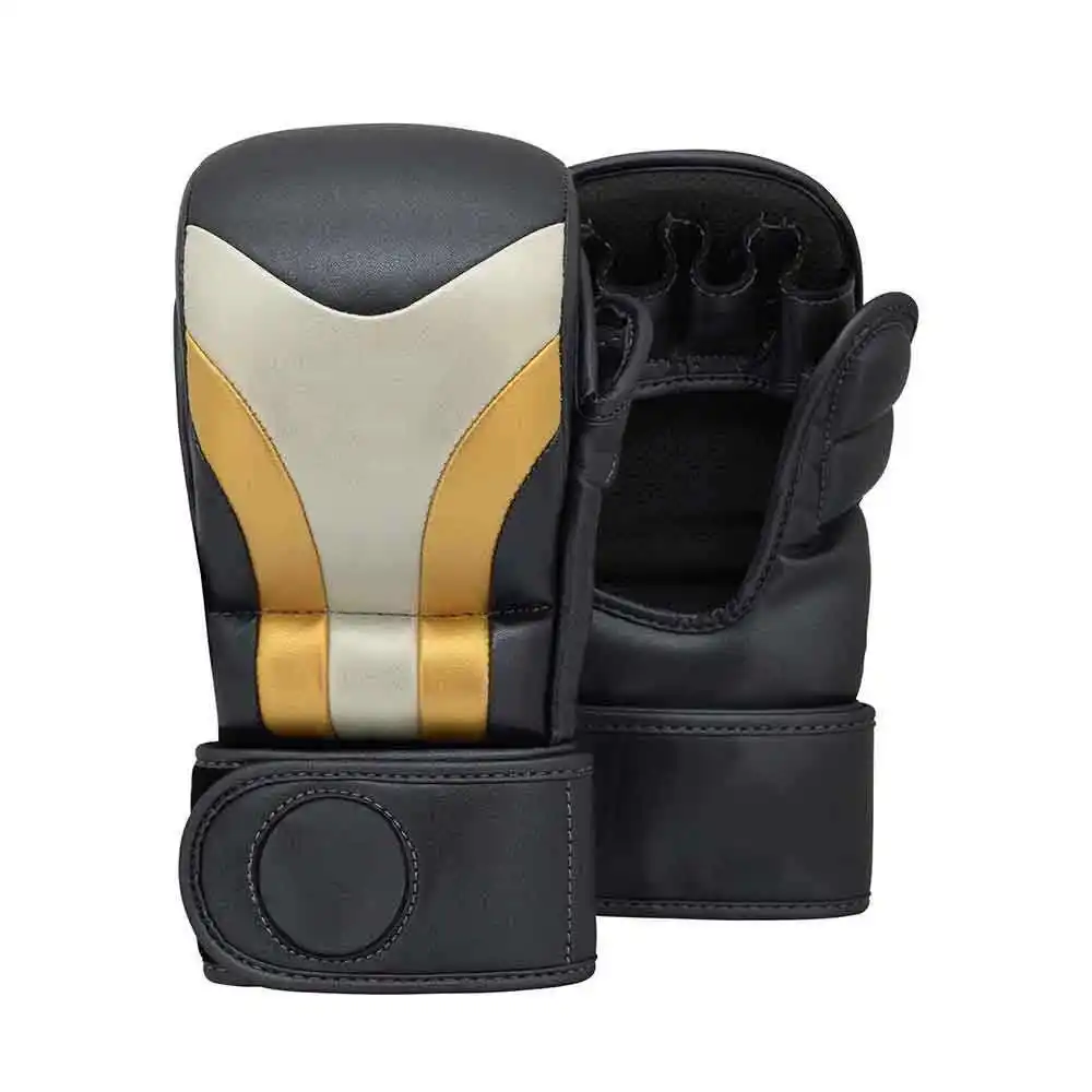 Branded Mma Gloves Sparring Wholesale Custom Logo Boxing Gloves 16oz Genuine Leather Gloves