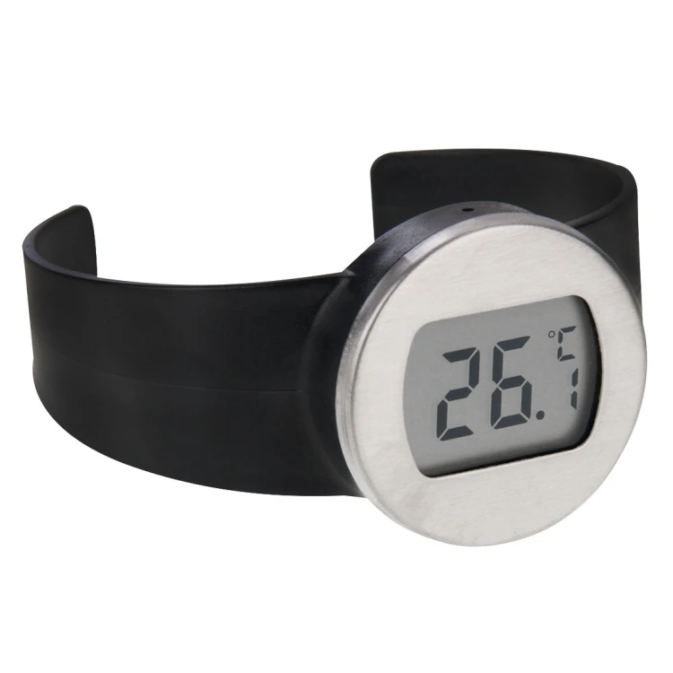 Wholesale cheap price 65-80mm diameter bottle celsius degree digital lcd display wine bottle thermometer