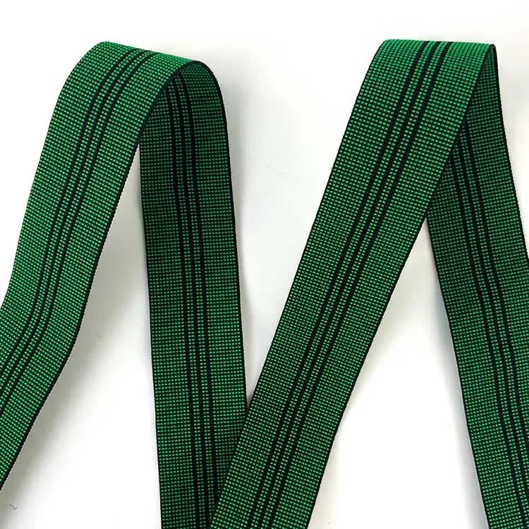 5 CM Green Adjustable Strap Webbing Band  High Elasticity Elastic Band for Sofa