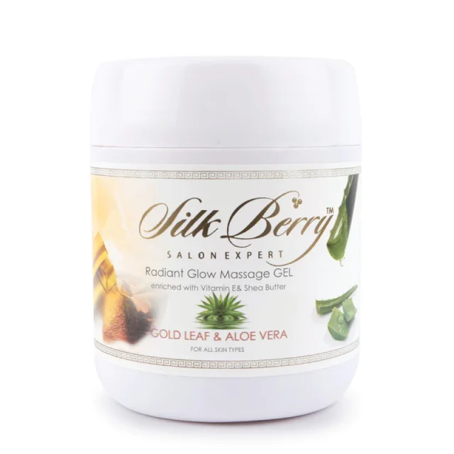 Silkberry золотой с крышкой смешанный & Алоэ Вера Массажный Гель для женщин 250 г отбеливающий увлажняющий набор уход за кожей лица гель для массажа продукты для ухода за кожей для женщин