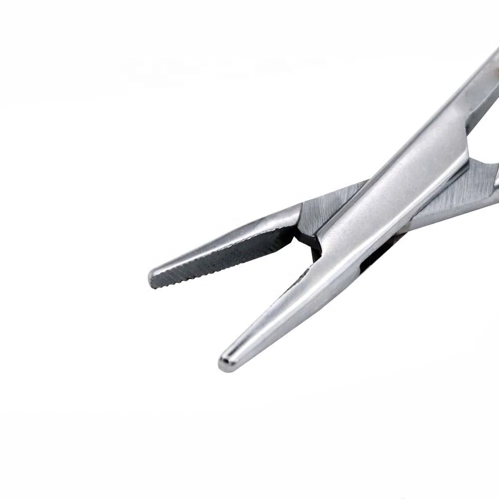 16cm18cm Stainless Steel Surgical Handle Needle Clamp Suture Needle Holder Forceps For Livestock Animal Veterinary Instruments