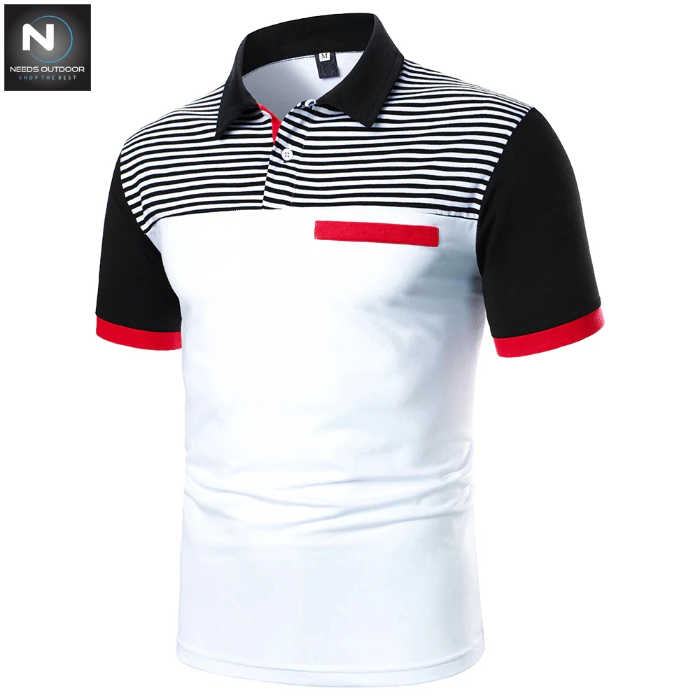 New 100% Cotton Polo Shirts For Men Wholesale Casual Wear Stylish Short Sleeve Polo Shirts By NEEDS OUTDOOR