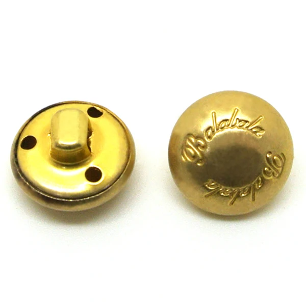 Custom Fashion Branded Logo Jean Buttons Kit Anchor Metal Tack Button