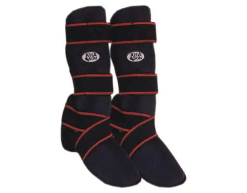 Leg Guard Type Taekwondo shin instep guard Shin instep protector pad guard karate tae kwon do martial arts PVC Style Surface Pac