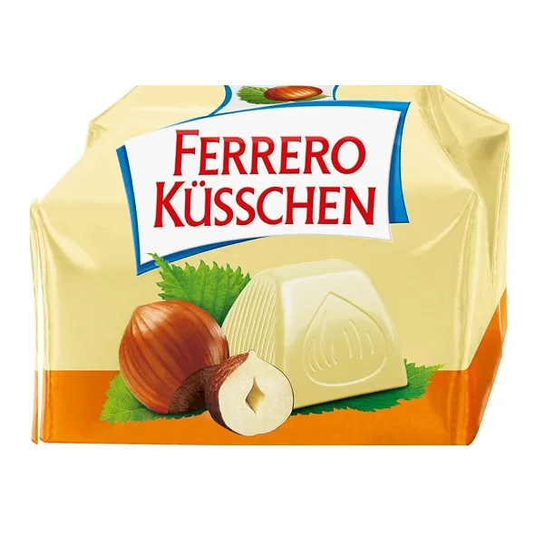 Купить белый Ferrero Kusschen Mix по отличным ценам наслаждайтесь вкусными угощениями из белого шоколада с Лесным Орехом идеально подходящими для совместного использования
